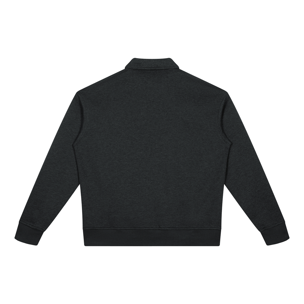 Boxy Quarter-Zip Sweatshirt ONEMORE