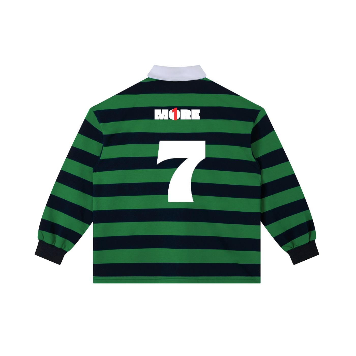 Color Block Stripe Polo Shirt ONEMORE