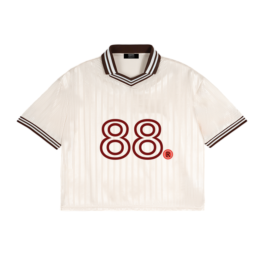 Contrast Stripes Polo Collar T-Shirt ONEMORE