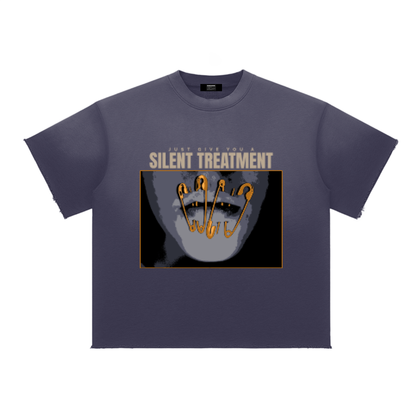 Sun Fade Raw Edge T-Shirt ONEMORE