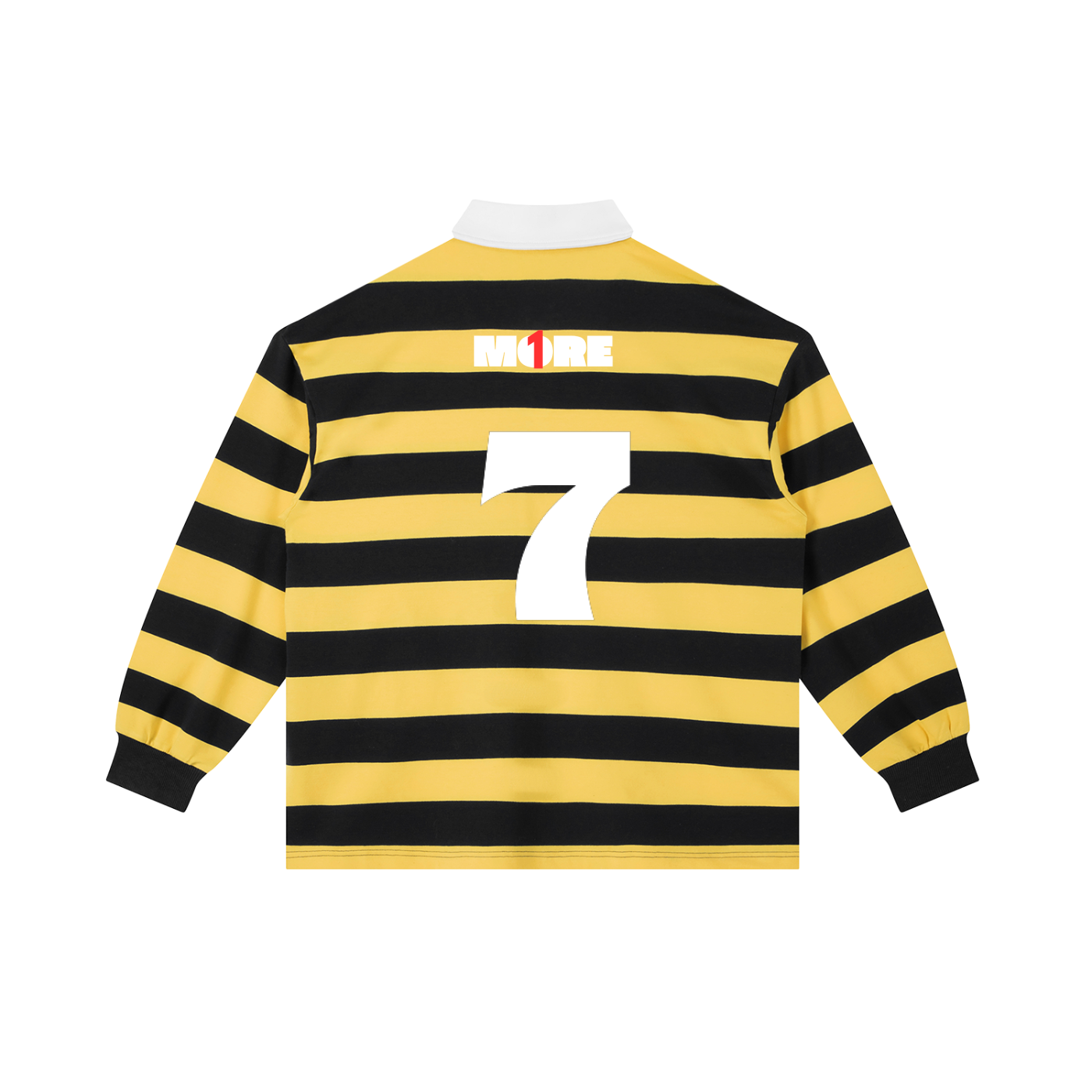 Color Block Stripe Polo Shirt ONEMORE