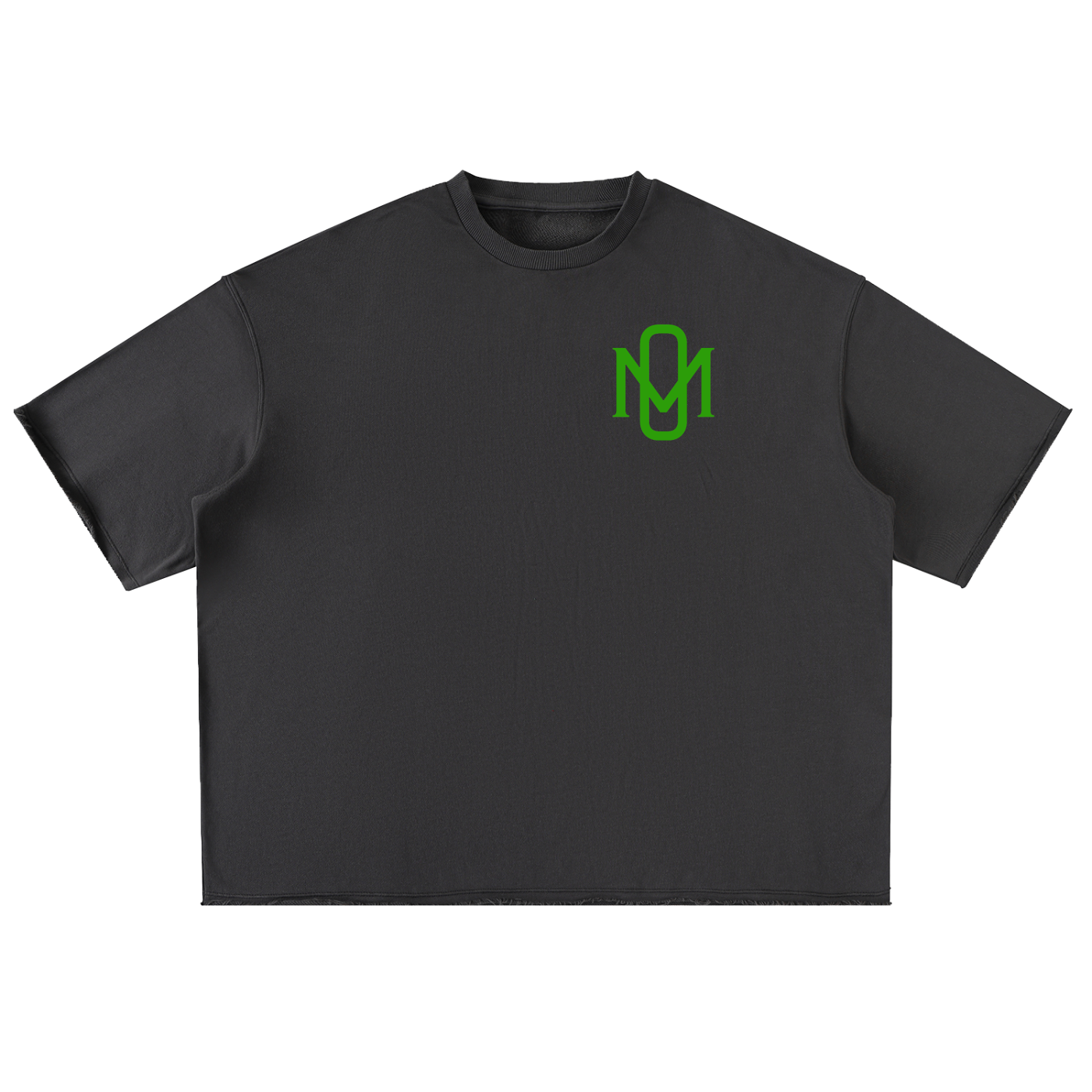 Washed Rolled Hem Half Sleeve T-Shirt