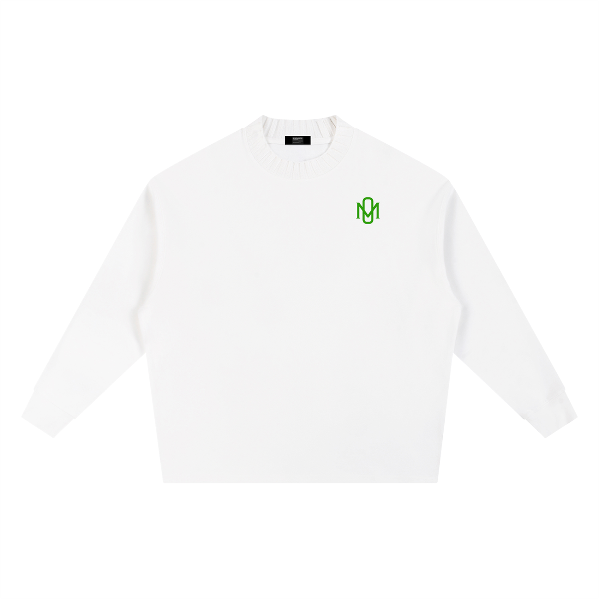 Knitted Round Neck Oversize Sweatshirt OM