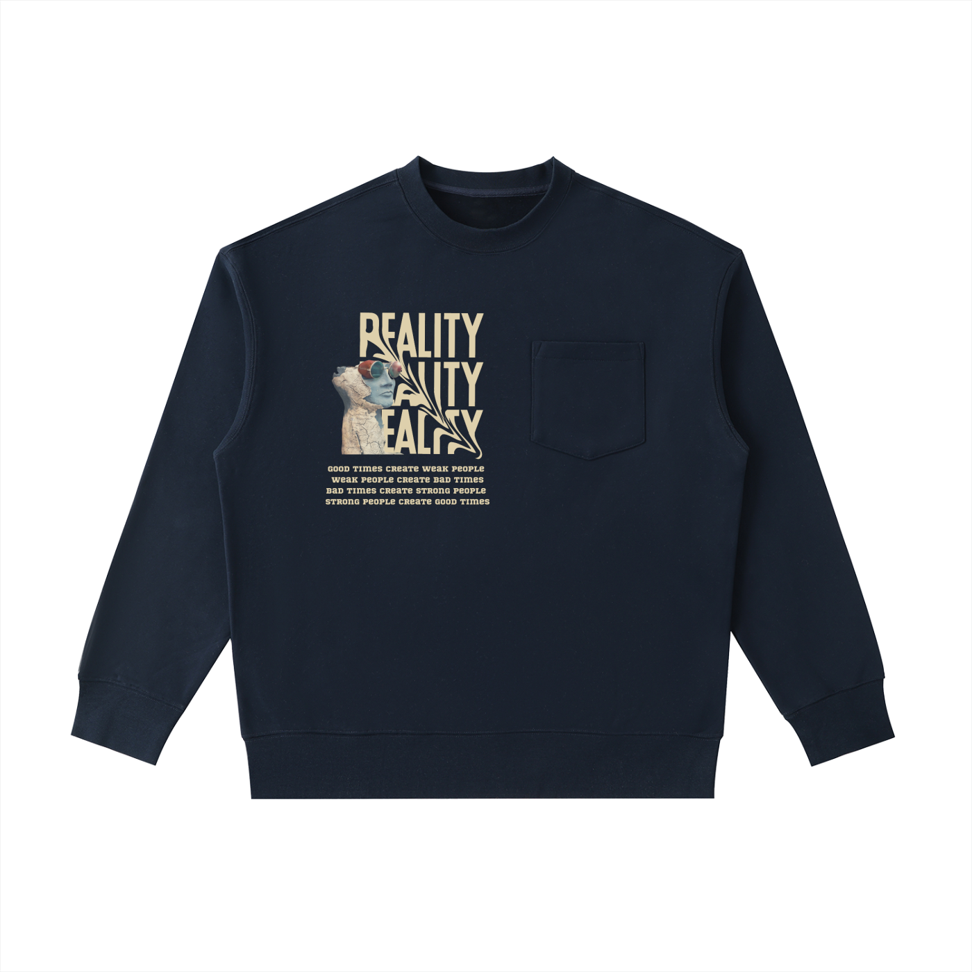 Heavyweight Patch Pocket Crewneck ONEMORE