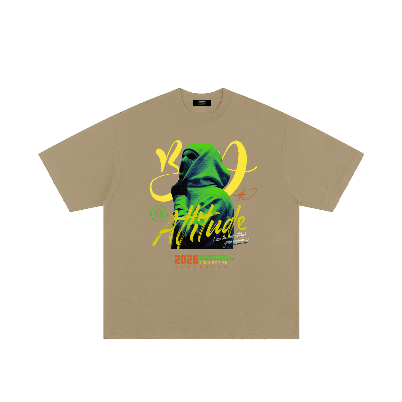 Heavyweight Hand-frayed T-Shirt ONEMORE