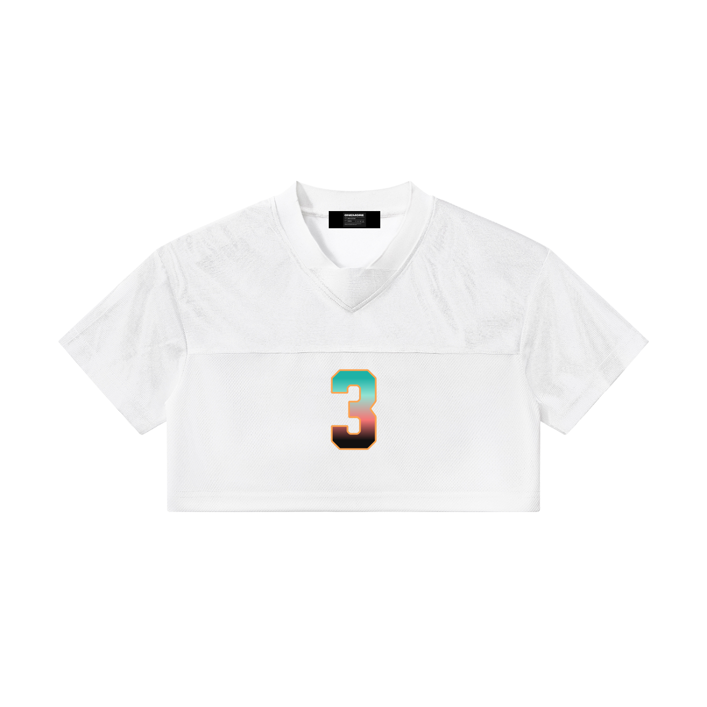 Women’s Cropped Paneled V-Neck Jersey