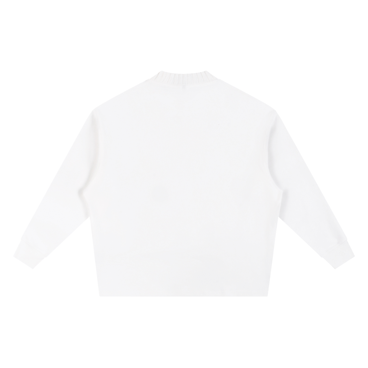 Knitted Round Neck Oversize Sweatshirt OM