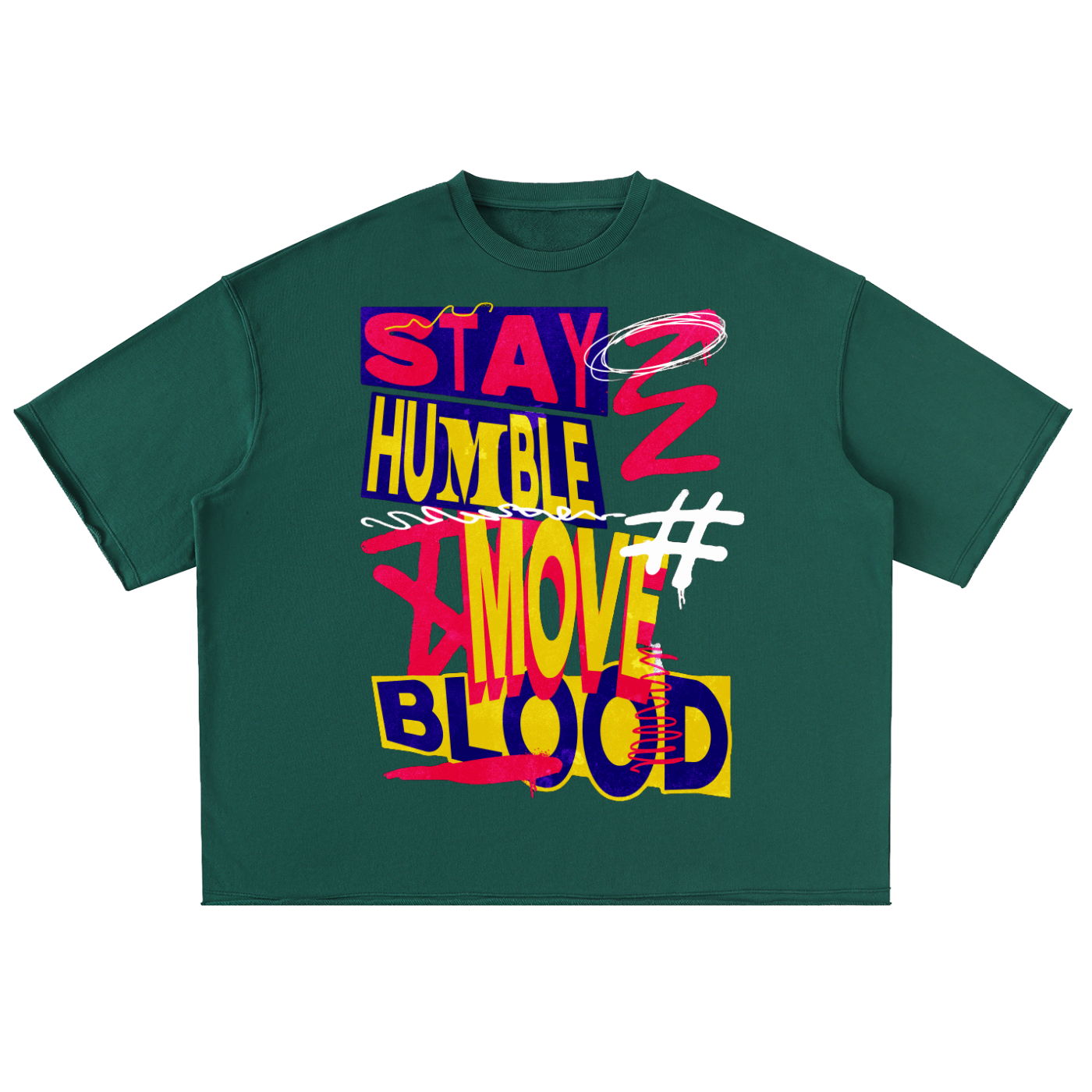 Washed Rolled Hem Half Sleeve T-Shirt