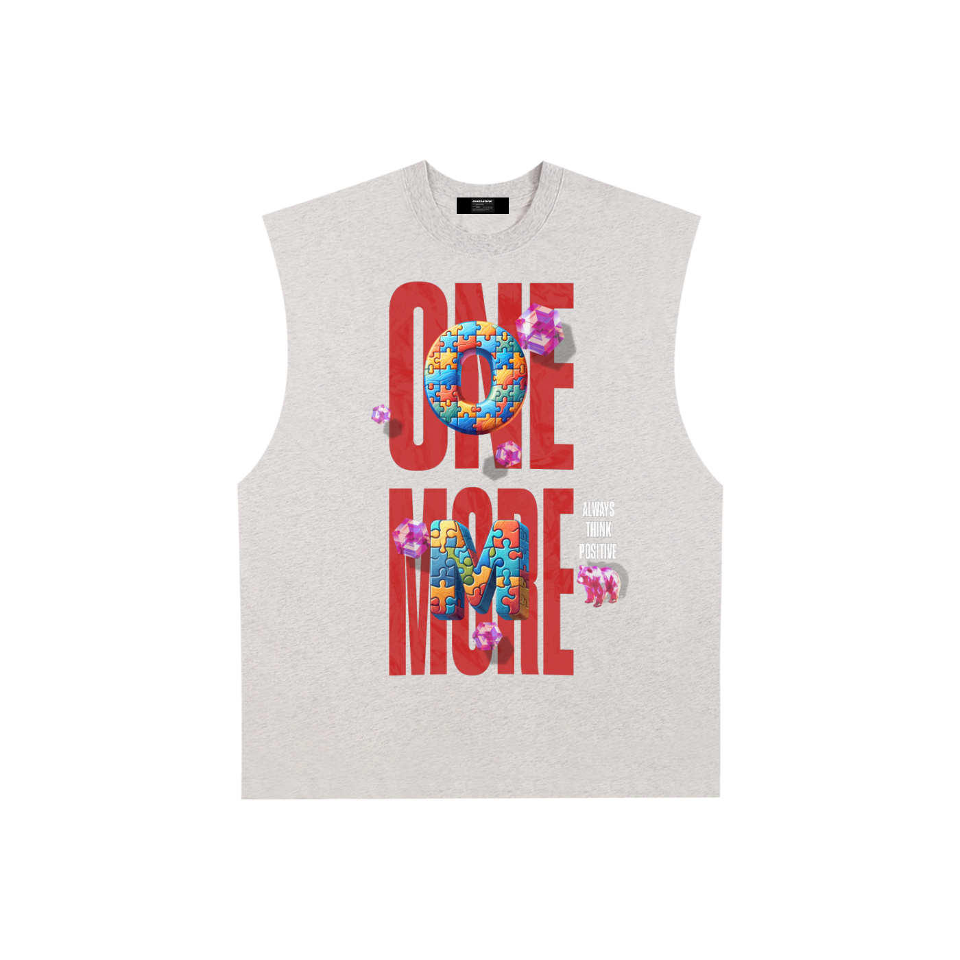 Raw Edge Cotton Tank Top ONEMORE