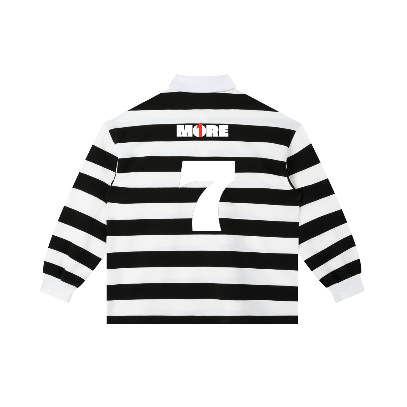 Color Block Stripe Polo Shirt ONEMORE