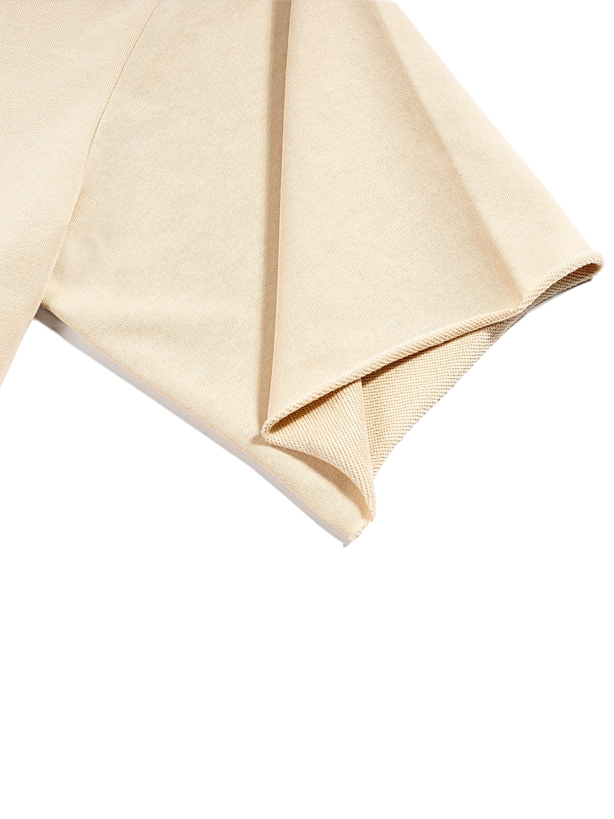 French Terry Raw Edge T-Shirt ONEMORE