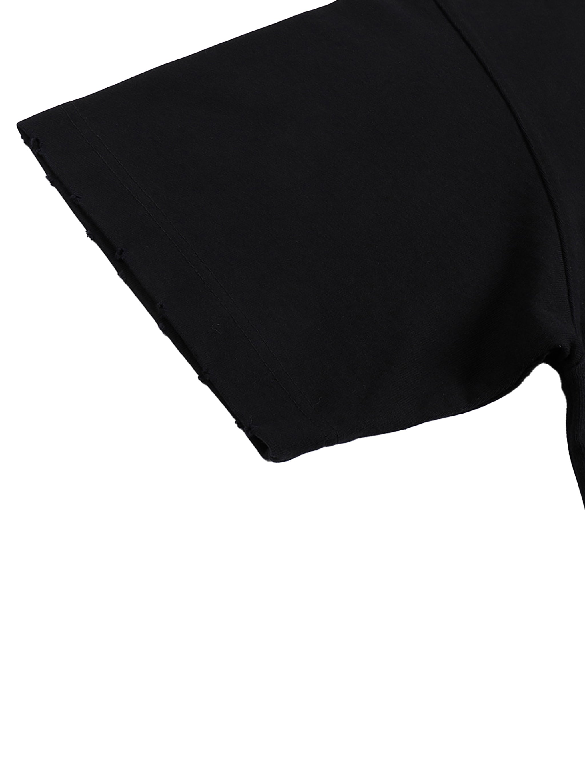 Heavyweight Hand-frayed T-Shirt ONEMORE