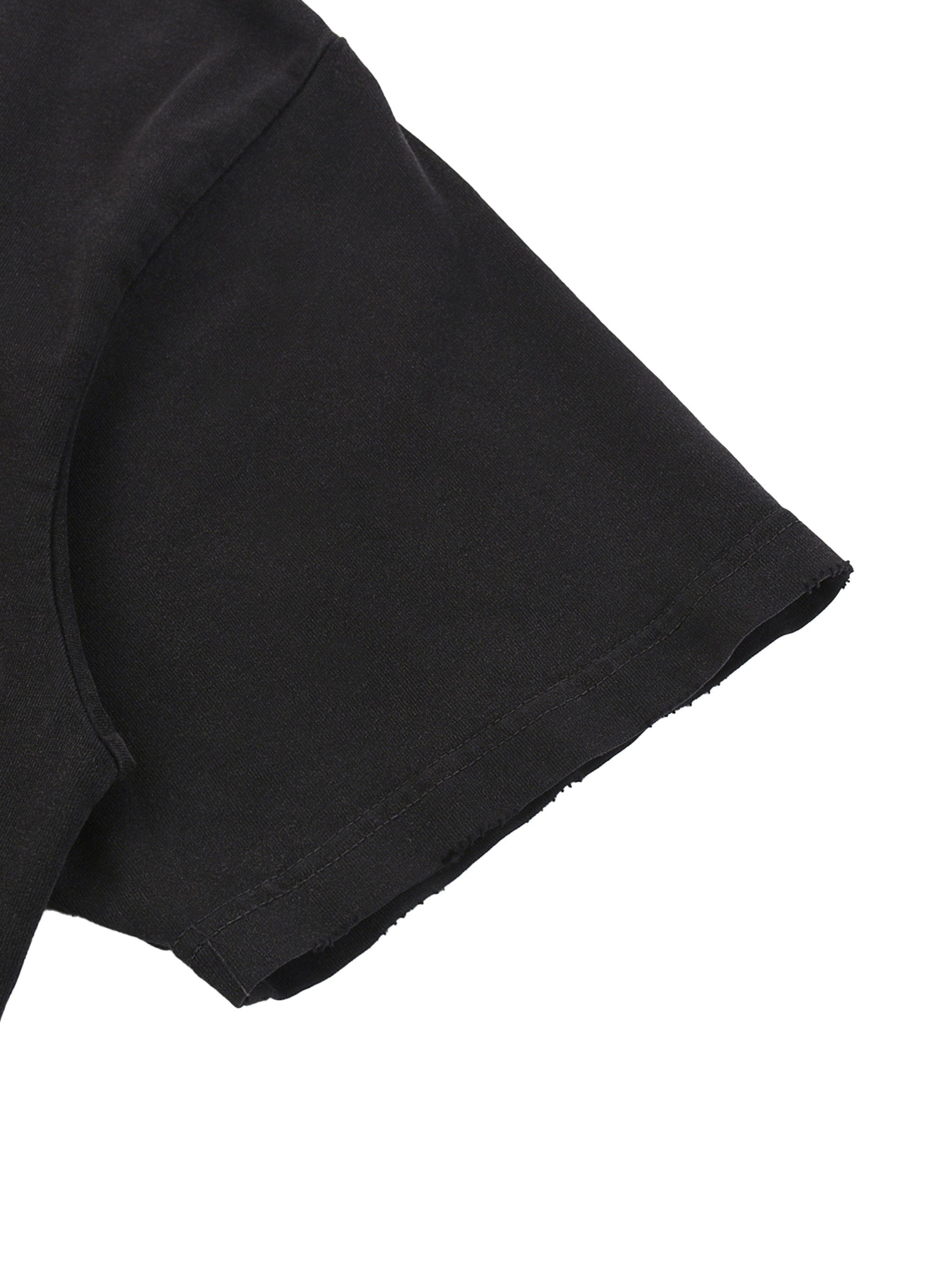 Snow Washed Raw-Hem T-Shirt onemore