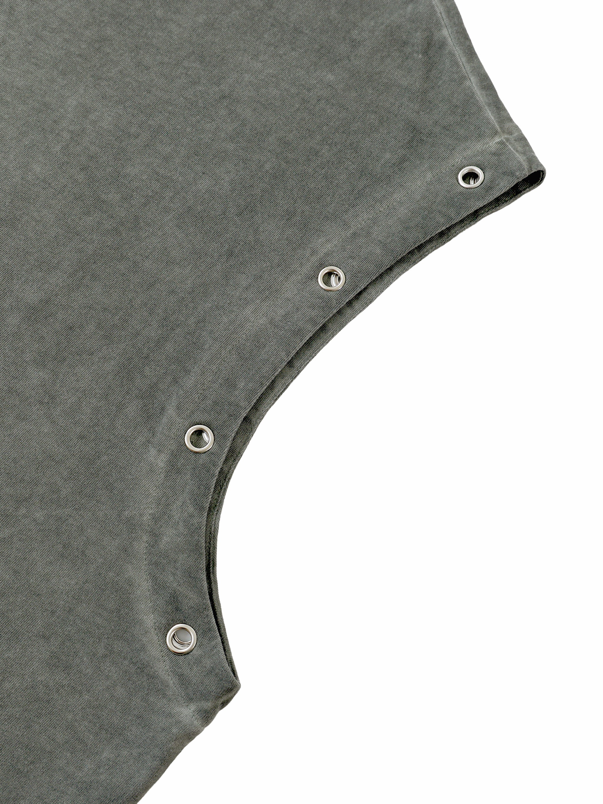 Distressed Grommet Eyelet Tank Top ONEMORE