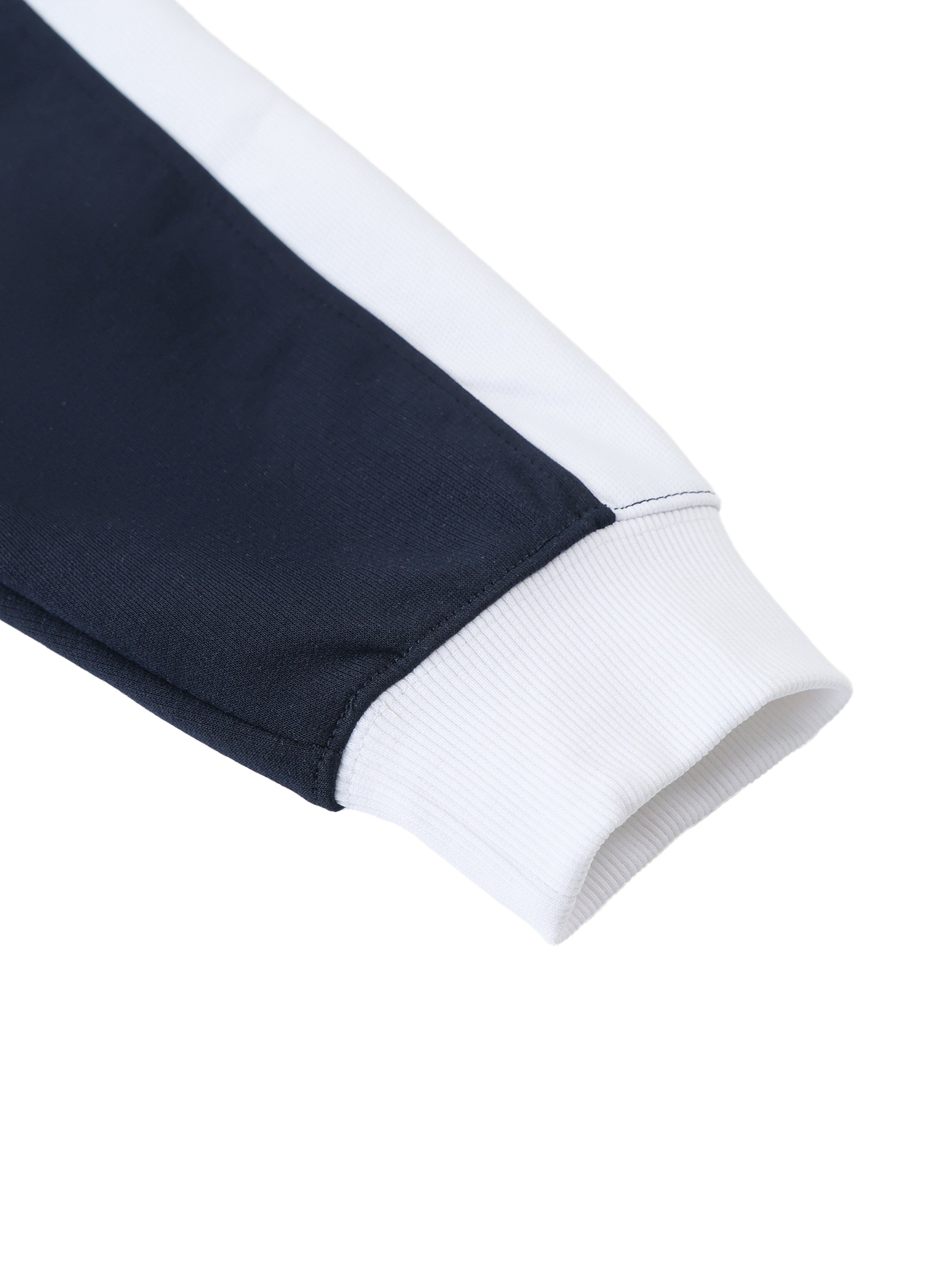 Contrast Trim Stand Collar Jacket