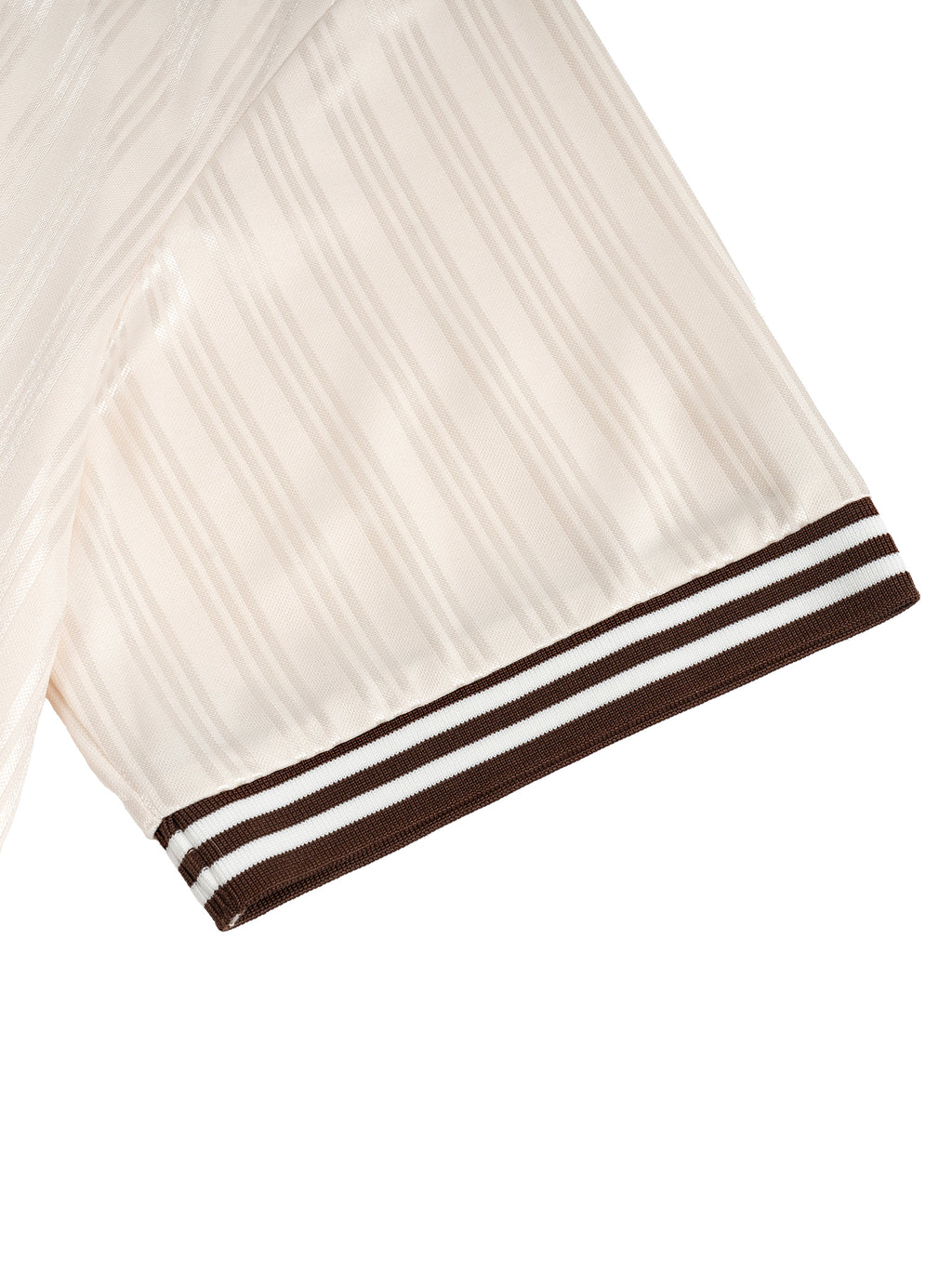 Contrast Stripes Polo Collar T-Shirt ONEMORE