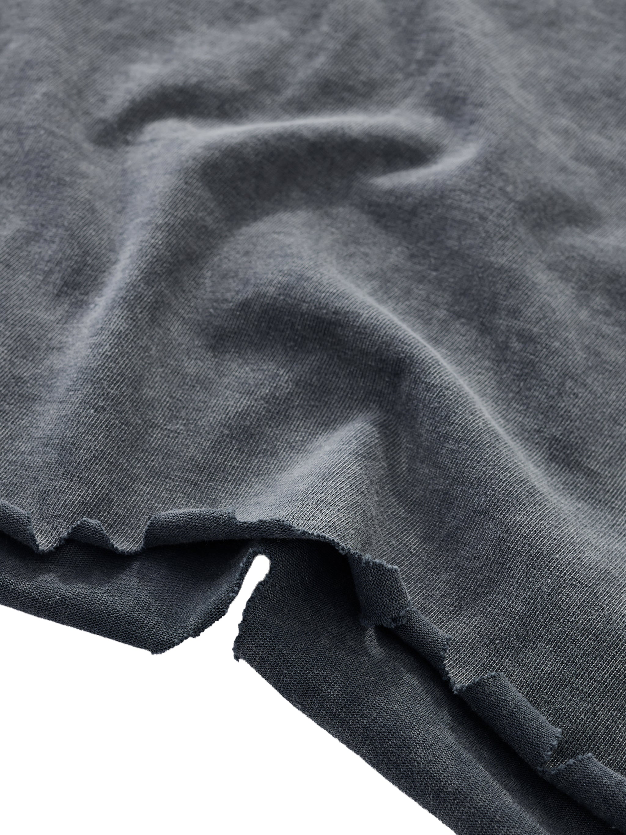 Snow Wash Raw-Hem Boxy T-shirt ONEMORE$