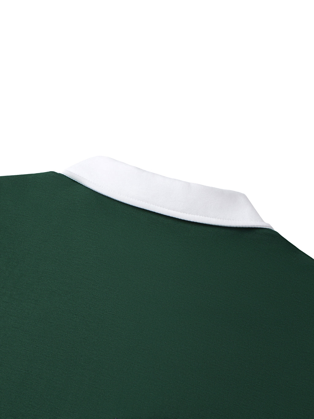 Contrast Collar Raglan Polo Shirt ONEMORE